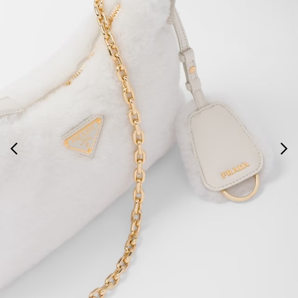 *RARE* Prada Re-Edition Shearling Mini-Bag - Picture 7 of 7